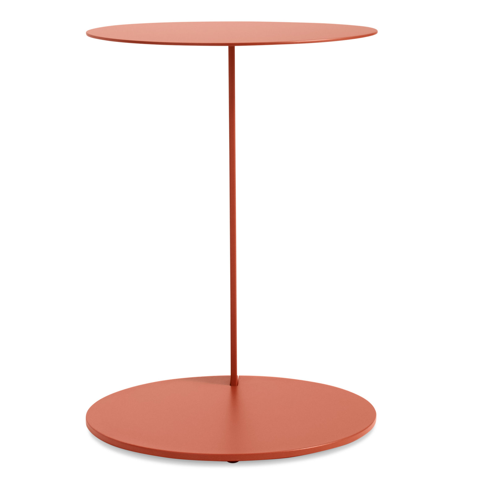 Note End Table, Tomato, 23" H x 20" W x 20" D