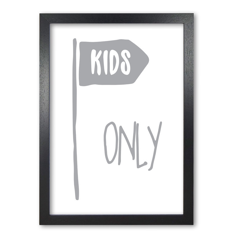 Kids Only - Print, No Frame, 30 cm H x 21 cm W x 1 cm D