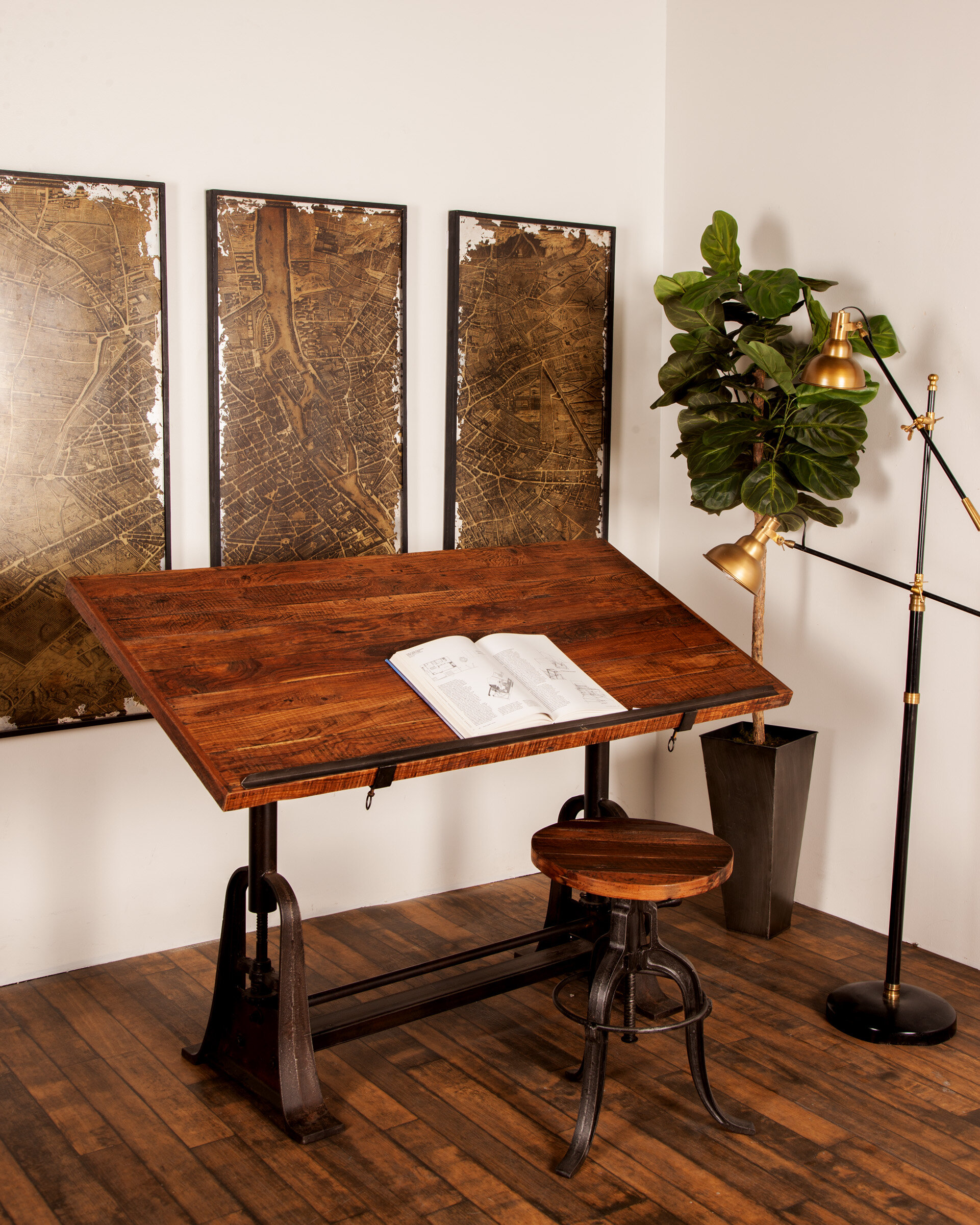 19th Century Adjustable Writing Table, or Easel - Ruby Lane