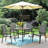 Horwich 4 - Person Patio Dining Set with Square Table