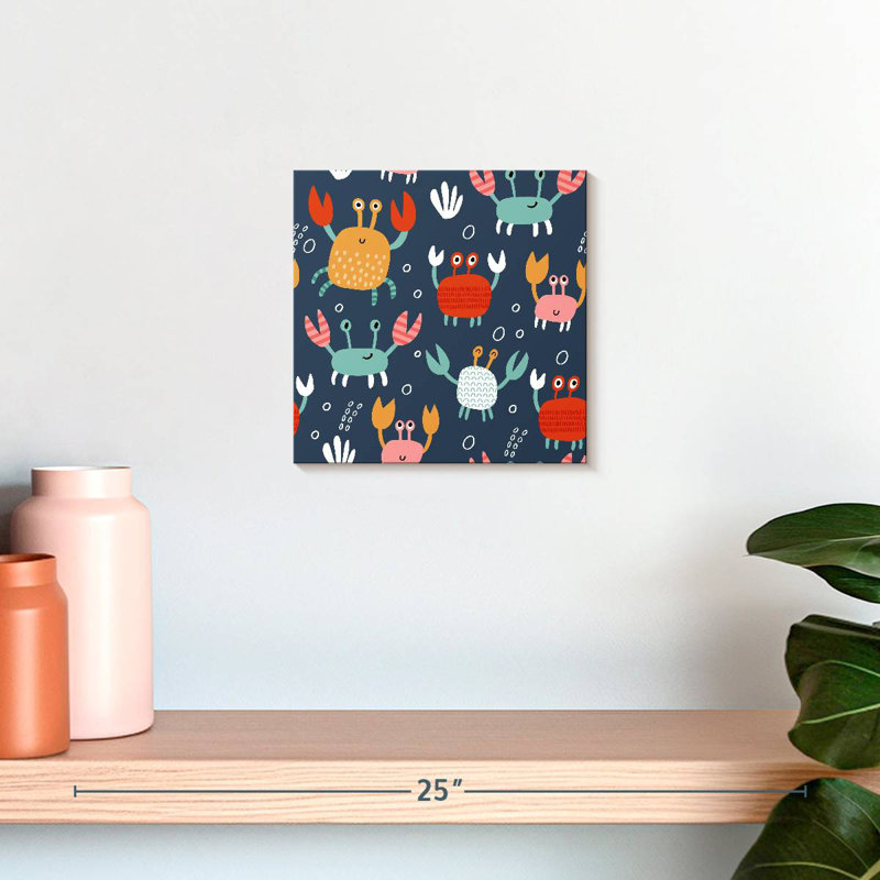 Ashelle, motif de crabes mignons