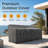 Hyslop Weatherproof Patio Sofa Cover with Breathable, Durable Water-Resistant PVC Protection, Adjustable Elastic Hem, Click-Close Straps and Air Holes-25131744-25131740