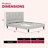 Upholstered Platform Bed Frame-128142351