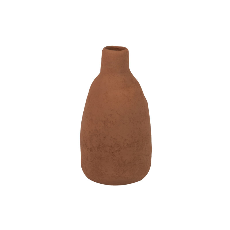 Ceramic Vase 20x20x38 Cm, Red Terracotta
