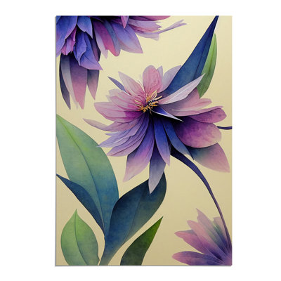 Beautiful Watercolour Flowers No.2 - Wall Art