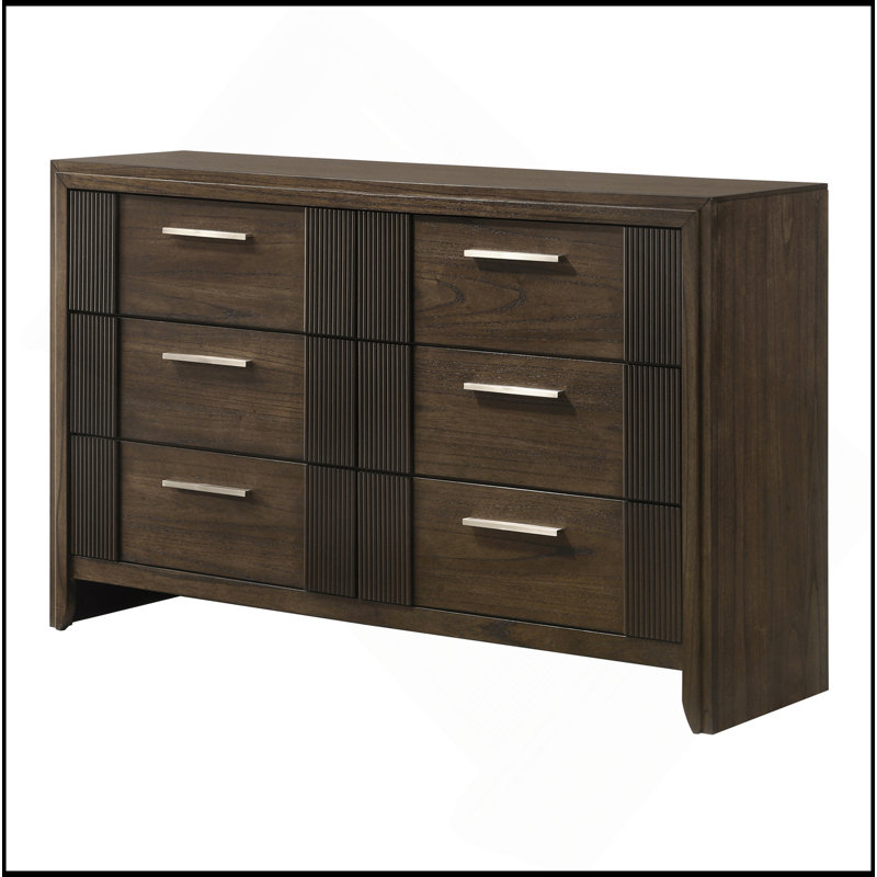 Commode contemporaine à 6 tiroirs 1Pc