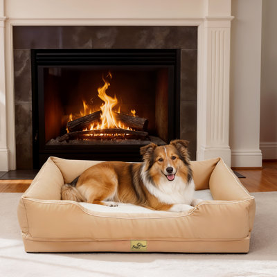 Orthopedic Dog Bed with Bolster 