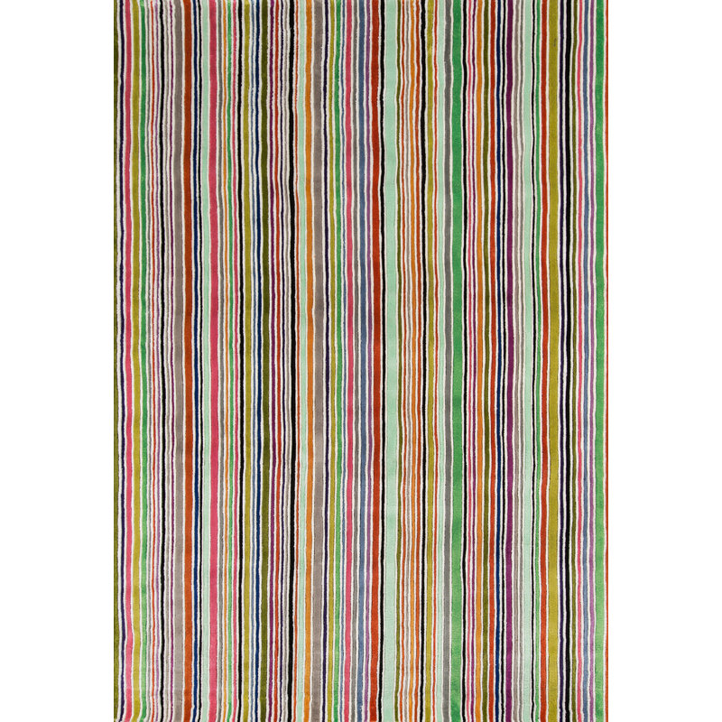Wool Striped Indoor Rug, Rectangle 9'6" x 13'6"