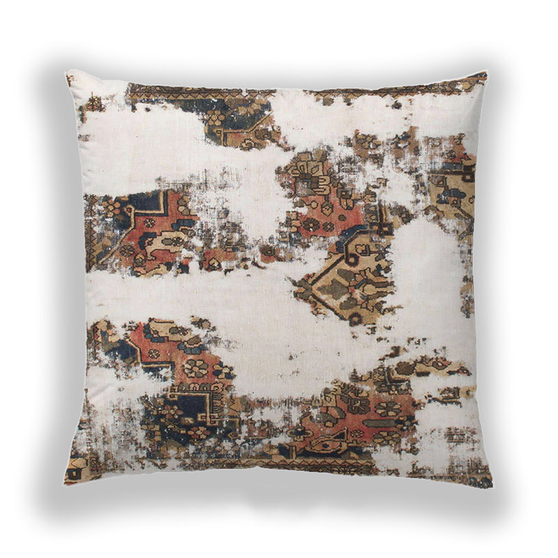 Coussin décoratif abstrait 1169, Microsuède