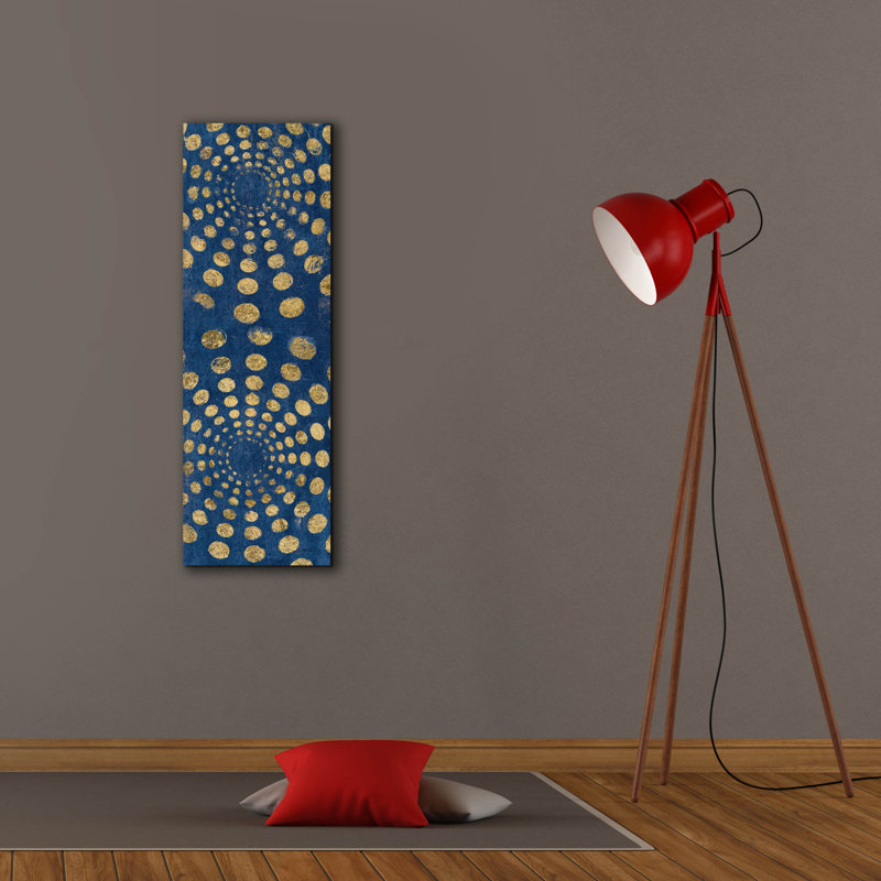  «Juxtapose 2 Panel 3» par Cheryl Warrick, art mural sur toile, 12 po x 36 po