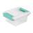 Sterilite Medium Clip Box Clear Home Storage Tote Container with Lid-99476627-99476630