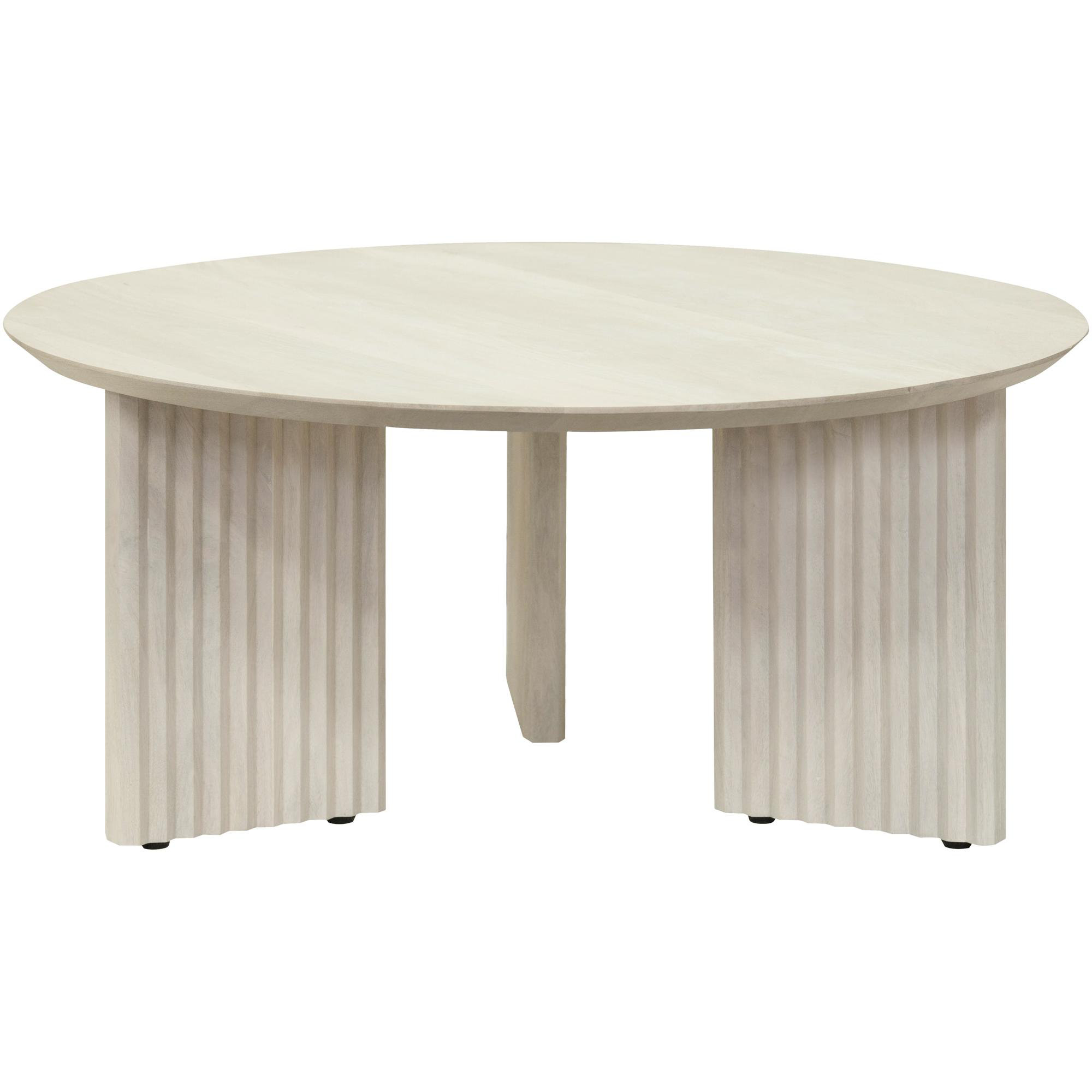 Edianna Modern Coffee Table, White