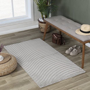 Michoel In- & Outdoor Scandi Modern Boho Grey Area Rug