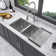 Double Bowl(50/50) Undermount Sink- 28"X19" Double Bowl Kitchen Sink 16 Gauge With Two 10" Deep Basin