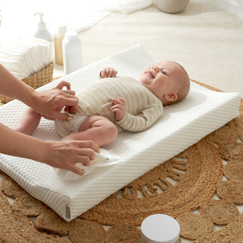 Luxury Fabric Changing Mat Cover for Anti-Roll Baby Changing Mats 