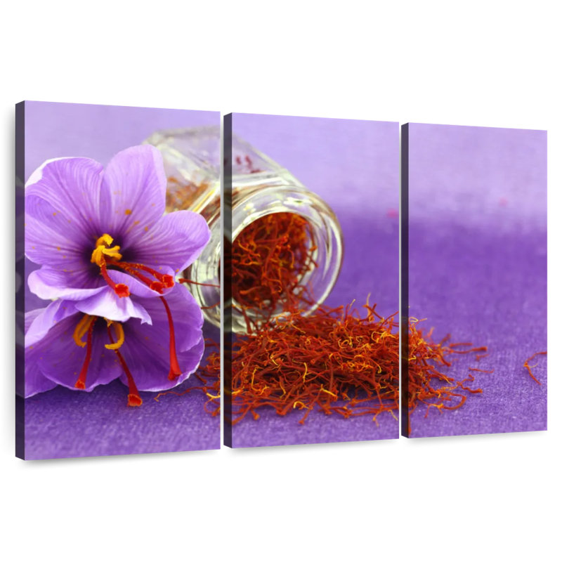 Saffron And Flowers