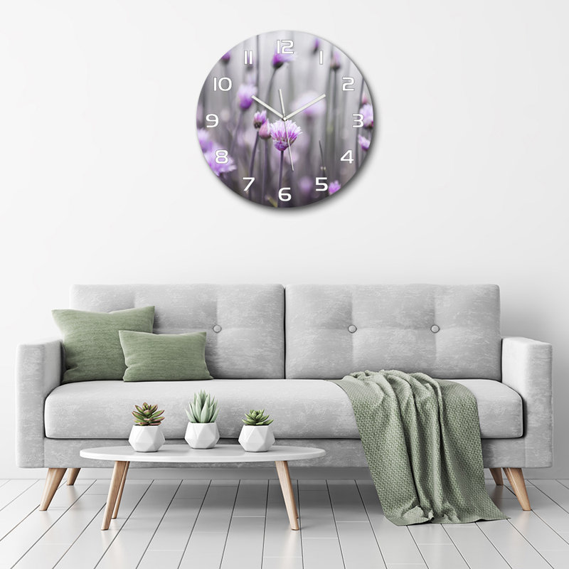 Johnita Glass Wall Clock