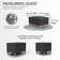 Stretchy Slipcover for Ottoman - Easy to Clean & Durable - Microfibra Collection
