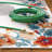 TOWN & COUNTRY EVERYDAY Hibiscus Bloom Border Modern Floral Outdoor Rug Grey/Red/Blue-97549326