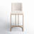 Caddo Upholstered Counter Stool with Metal Frame
