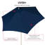 Parasol avec manivelle Soutor 108