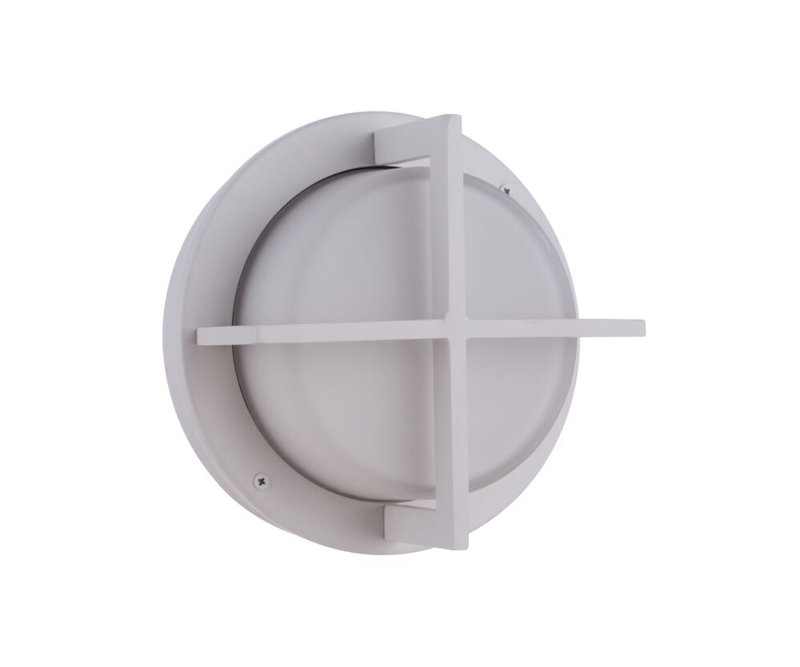 Cloison ronde, Blanc, H 4,12 po x l 10 po x P 10 po