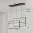 Jamorris 3-Light Modern Chandelier LED Kitchen Island with Remote Control 54 Inches-1239872997