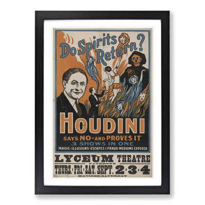 Houdini - Picture Frame Graphic Art