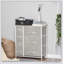 Unité de rangement d'armoire à 7 tiroirs avec tiroirs, bacs en tissu faciles à tirer avec structure en métal pour la chambre à coucher, placards