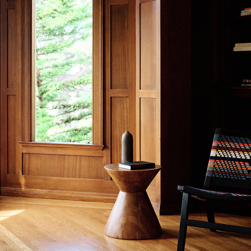 Solid Wood End Table, Coffee