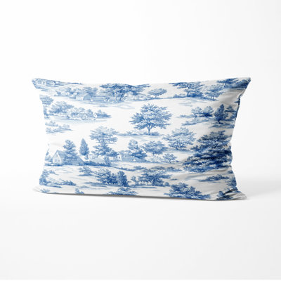 Coussin décoratif Country Farmhouse - Blue Country Toile