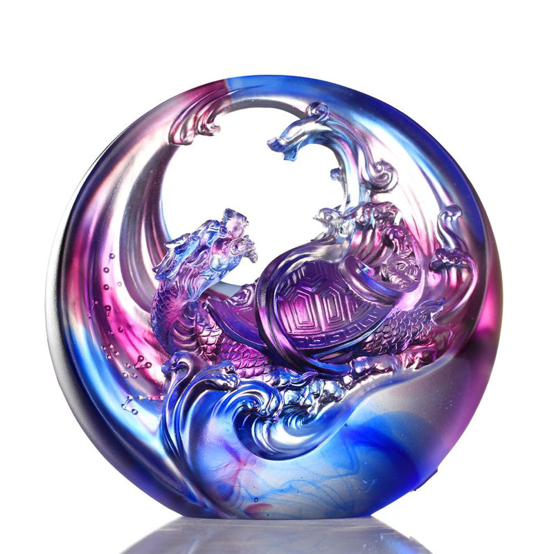 Créature de cristal, Violet / rouge