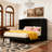 Full Murphy Bed Cabinet With Drawers And Rattan Decor-2069965932-2076358658