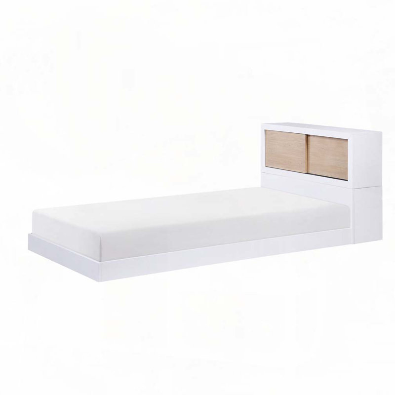 Bed Bookcase Headboard, Twin