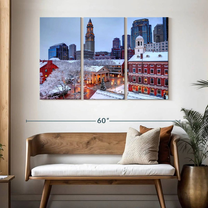 Nicci Boston Wintertime, 32" H x 50" W