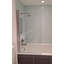 Porte de baignoire sans cadre à pivot 33,5" x 64"-14658415