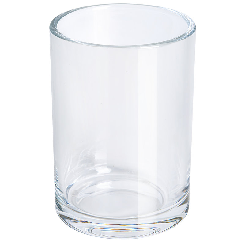Clear Glass Bathroom Tumbler for Essentials