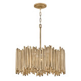 Roca 24" Five-Light Hand-Painted Modern Chandelier by Lisa McDennon