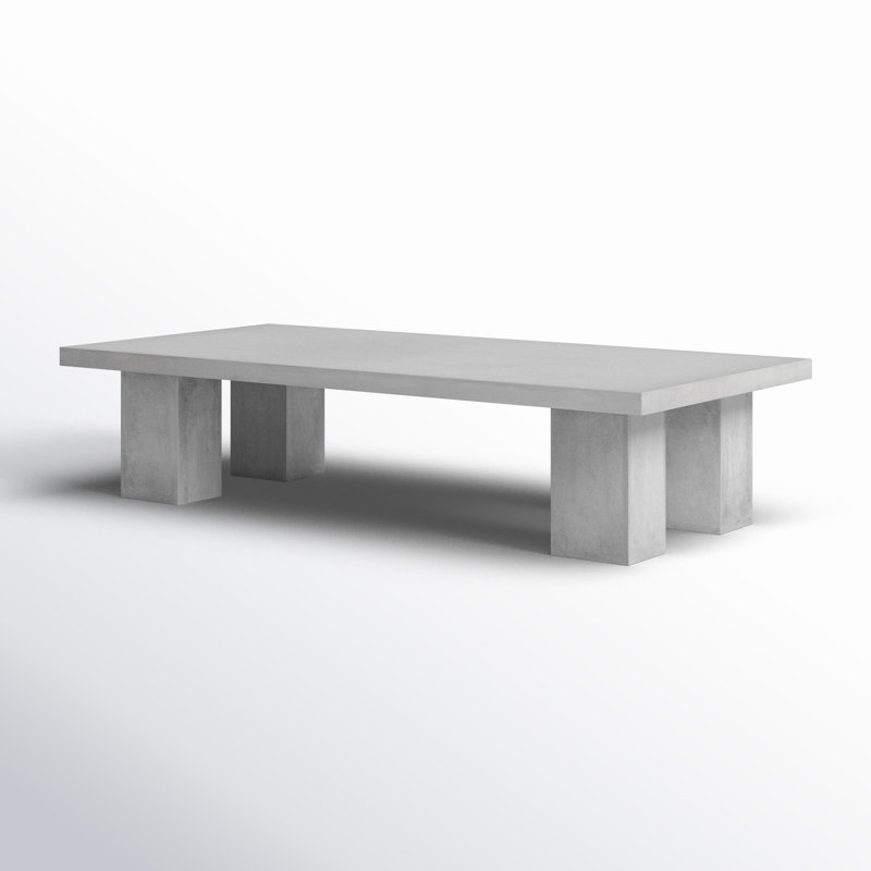 Maximus Coffee Table, 16" H x 71" L x 35" W, Gray