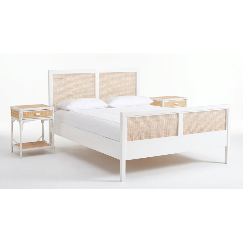 Ensemble de lit 3 pièces Roya Queen, Queen, White / Natural