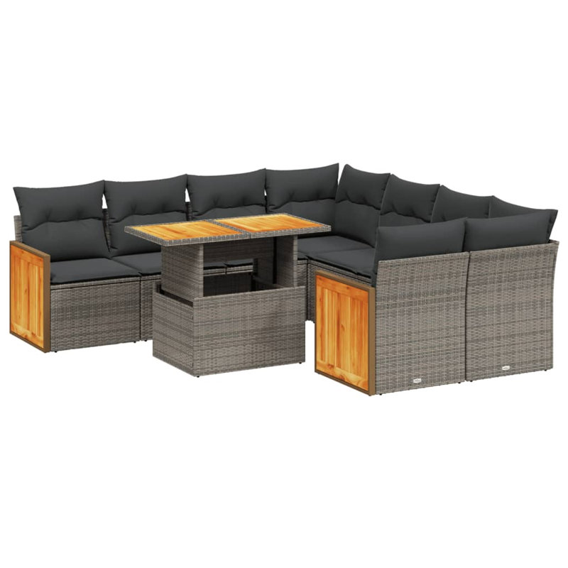 Ensemble de canapé de jardin Vidaxl