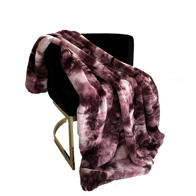 Couverture Fureal, L 96 po x L 110 po, Brun