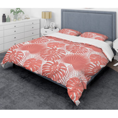 Flower Coastal Floral Duvet Cover