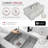 Undermount 28 inch  Stainless steel double bowl 60/40 Workstation kitchen sink with Black Accessories