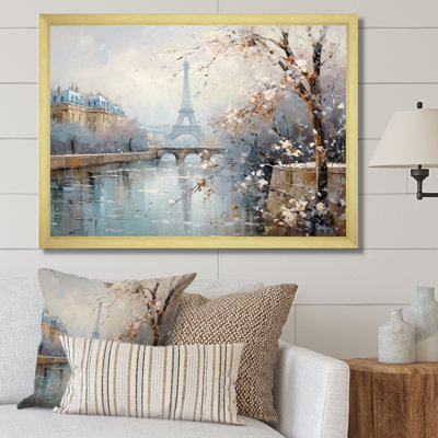 Hiver Paris, Tour Eiffel, charme de ville I - Paris, art mural