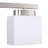 4-Light Modern Square Vanity Light For Bathroom, Bedroom With Curved Arms And Milk White Glass Shades-1014028997