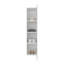 Armoire de salle de bain murale 43 pouces à une porte avec 3 tablettes de rangement, organisateur vertical pour la salle de bain, la chambre à coucher ou la salle de lavage