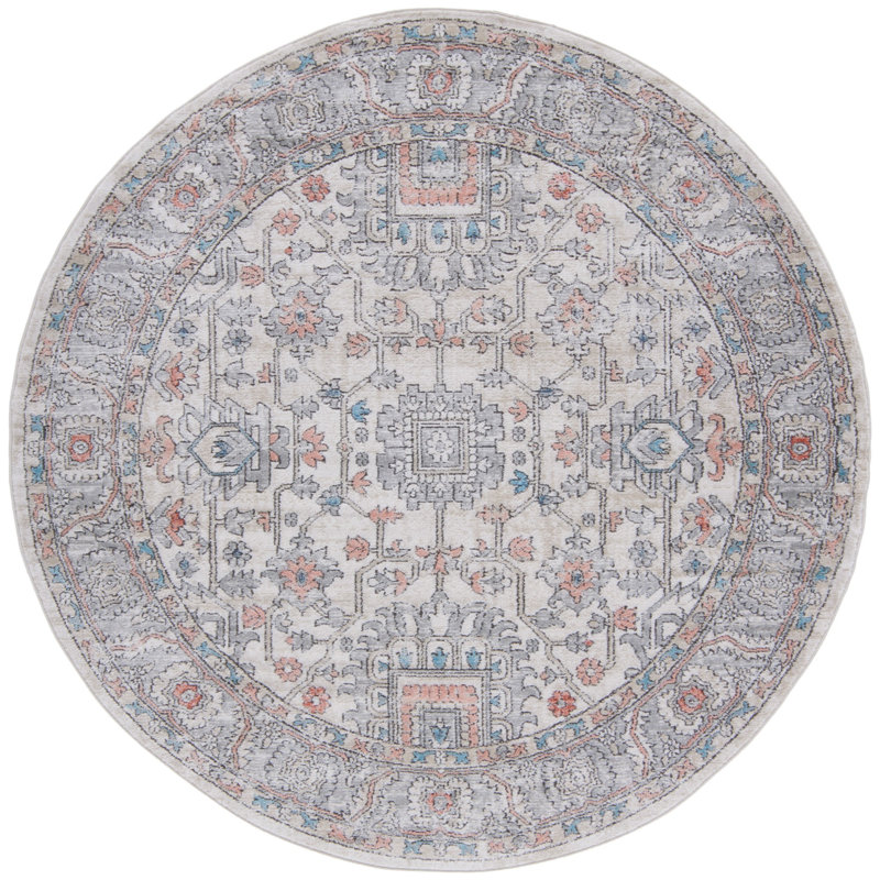 Oregon 800 Performance Oriental Rug, Round 6'7"
