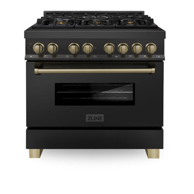 ZLINE Autograph 36"" Legacy Dual Fuel Range -  RABZ-36-CB