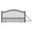 Automated Steel Sliding Driveway Gate and Gate Opener Complete Kit – LONDON Style-93987436